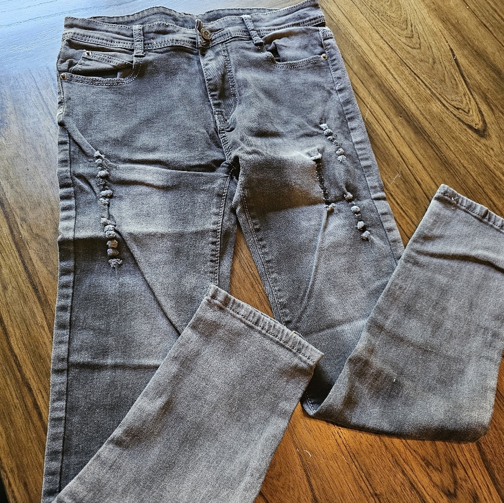 Stylish Kids Gray Jeans